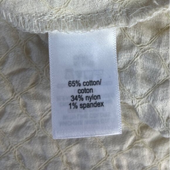 Maurices Textured Short Sleeve Top Womens XXL Beige New WOT - Picture 8 of 9